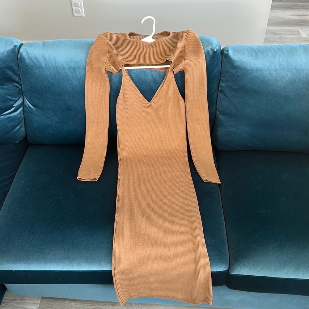 Sweater and Dress Set Handmade In Istanbul